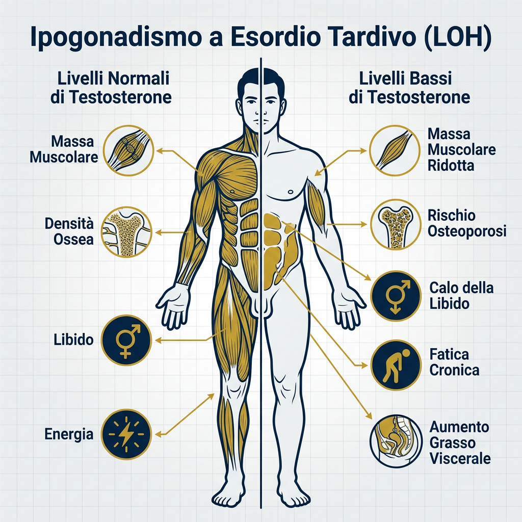 Infografica scientifica: Controllo andrologico dopo i 40 anni: perché è importante